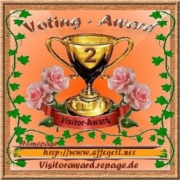 Auszeichnung 2. Platz vom Visitor-Award 