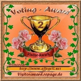 Auszeichnung 2. Platz vom Visitor-Award 